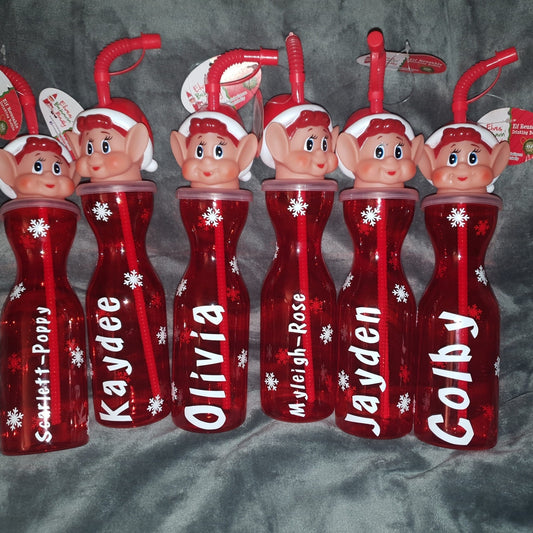 Personalised Elf Bottles (2for£8)