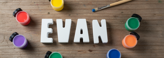 Small Paint your own name sets